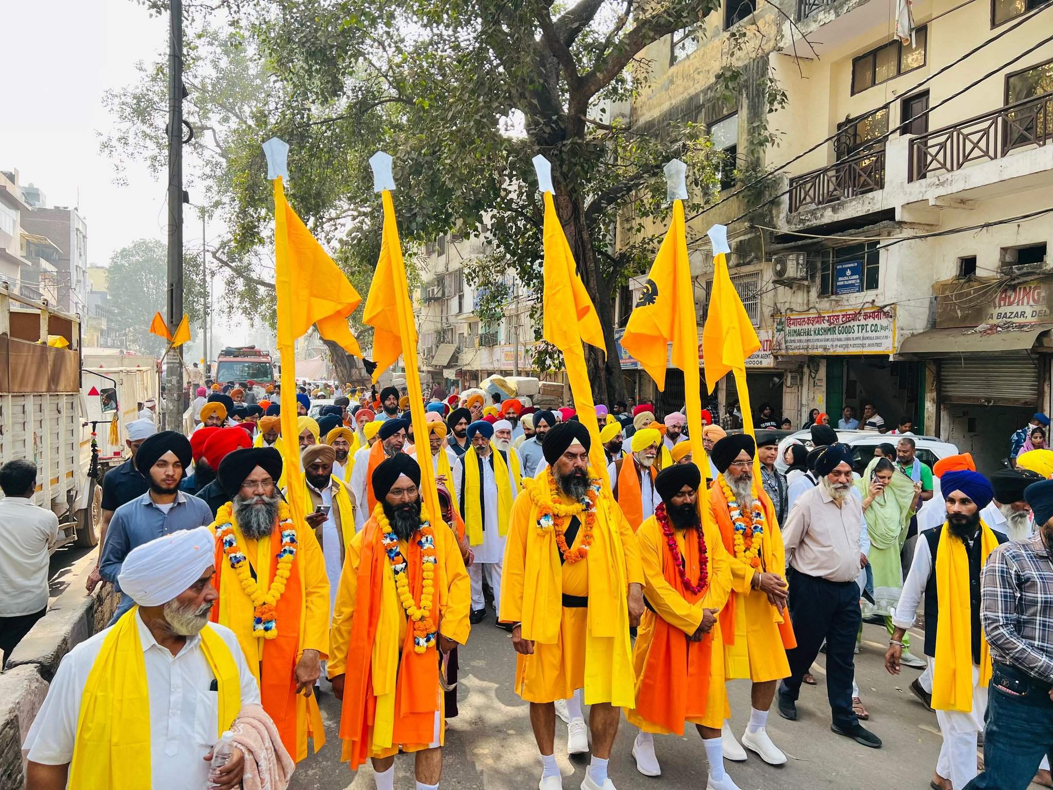 A grand Nagar Kirtan was organized at Sultanpur Lodhi on the occasion of the 556th birth anniversary of Sri Guru Nanak Dev Ji.