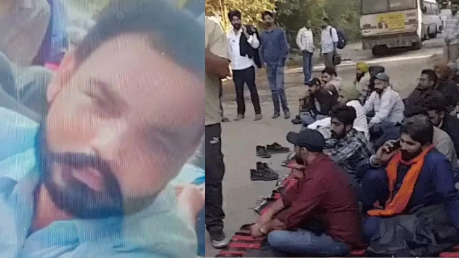 Buses in Jalandhar are in a jam, Roadways bus drivers protest for justice for the murdered driver.