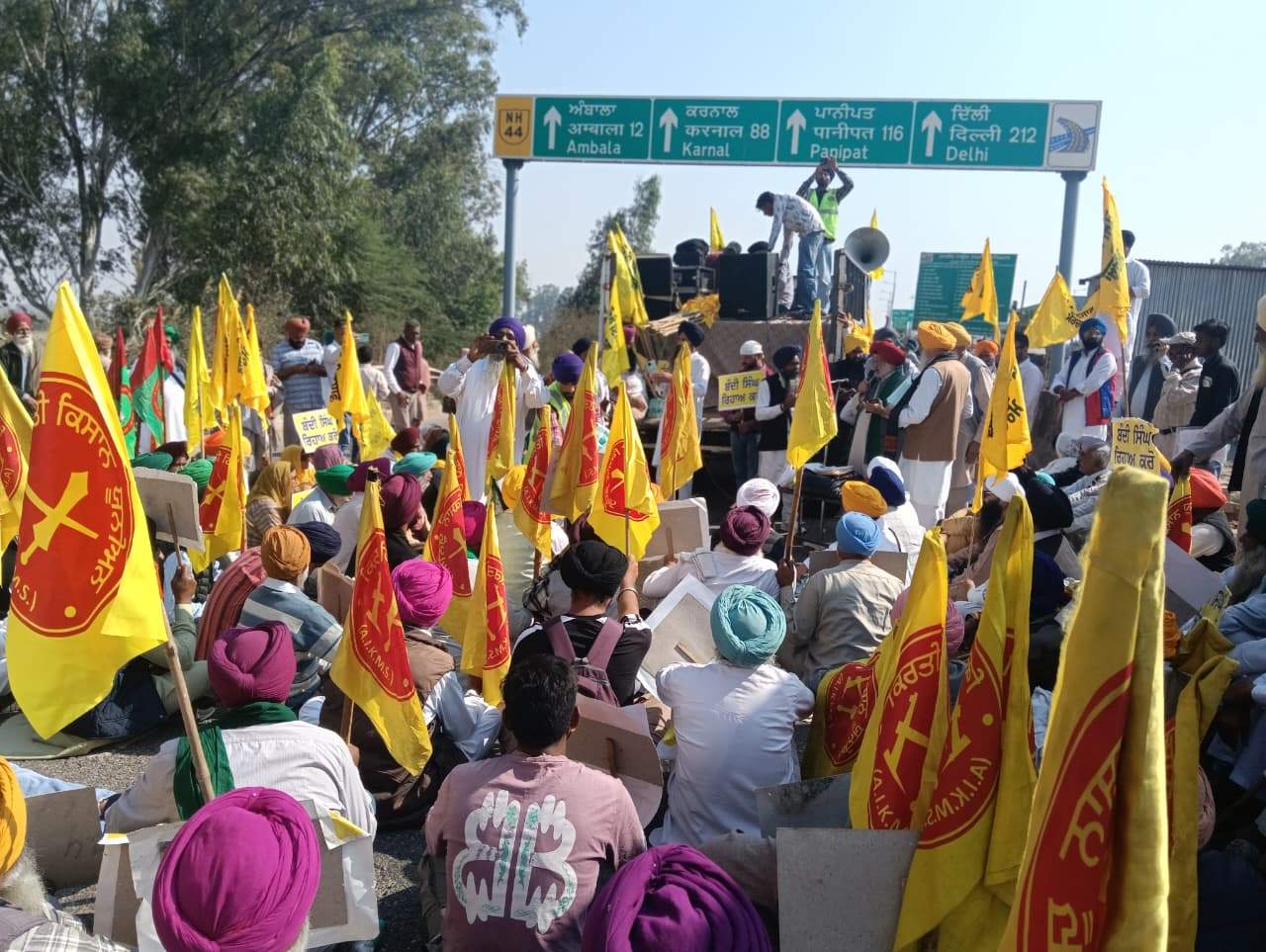 Shambhu border closed again, barricades put up for National Justice Front's Delhi march
