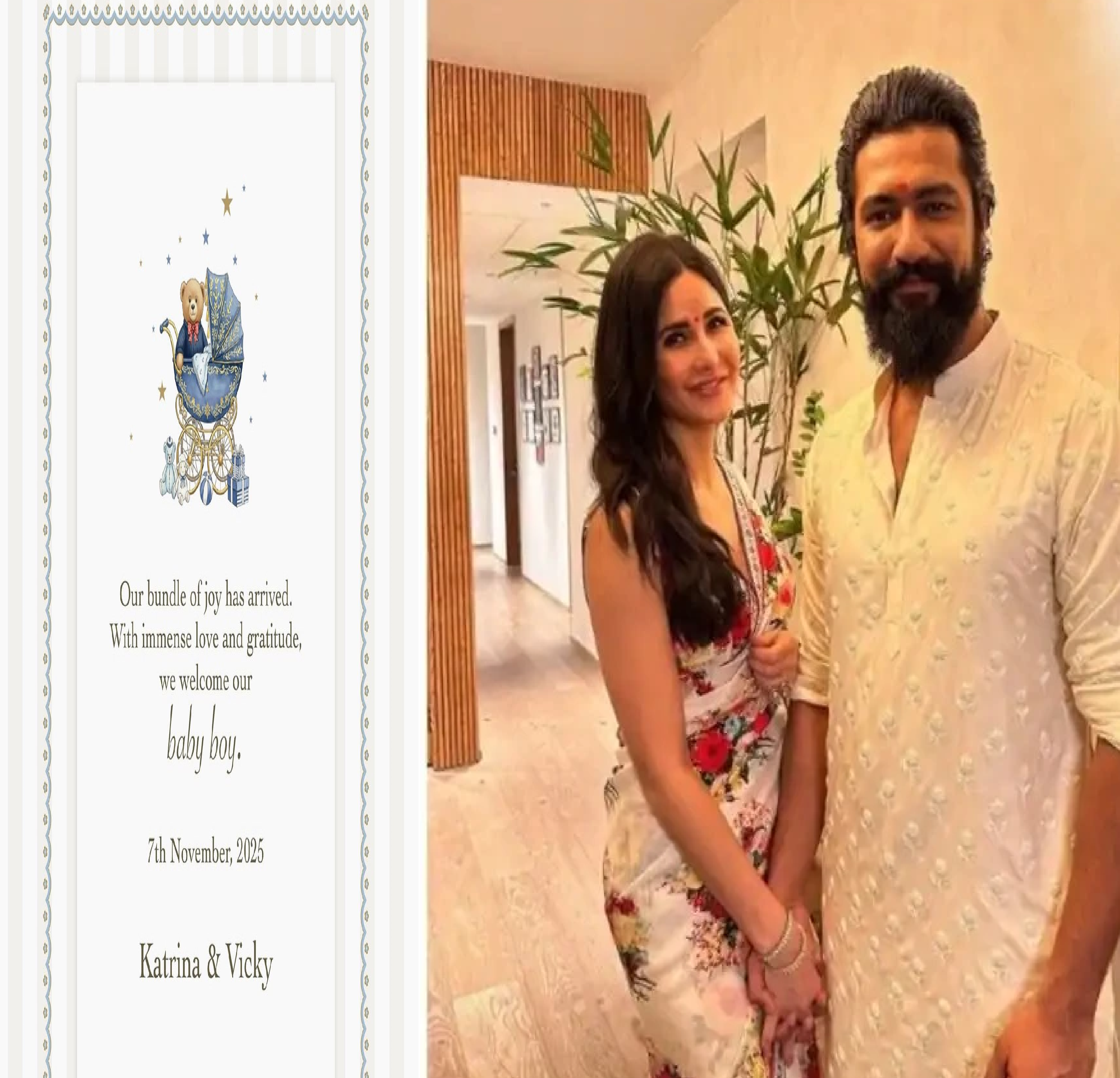 Baby Boy born in Katrina-Vicky's house, baby boy born