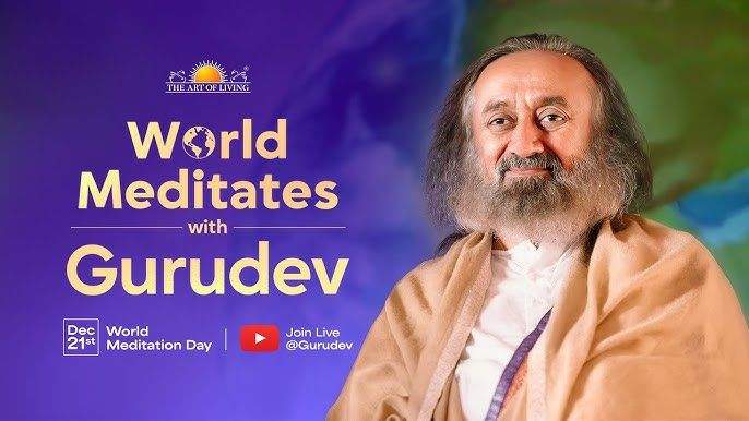World Meditation Day: Gurudev Sri Sri Ravi Shankar will conduct meditation for lakhs of people on December 21
