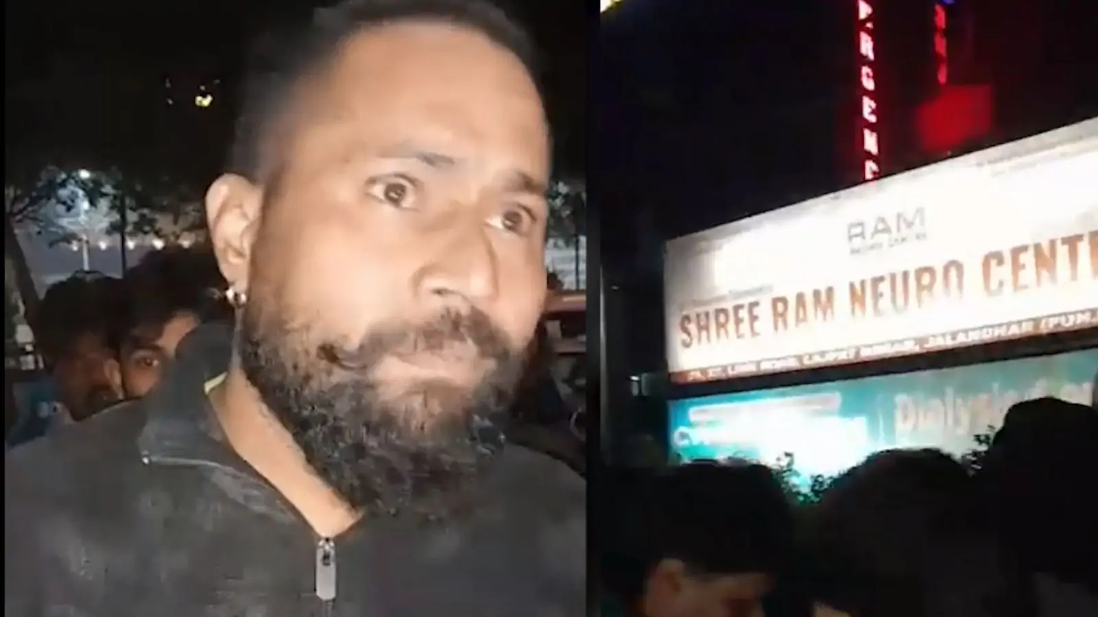 Family protests outside a hospital in Jalandhar, accused of death of person during treatment