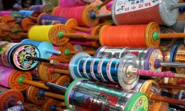 Police Raid Seizes 25 Gattu Chinese Kite String