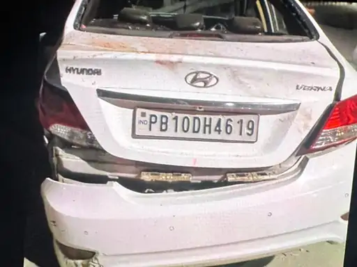 5 dead, car overturned in tragic accident near Ladowal toll plaza in Ludhiana