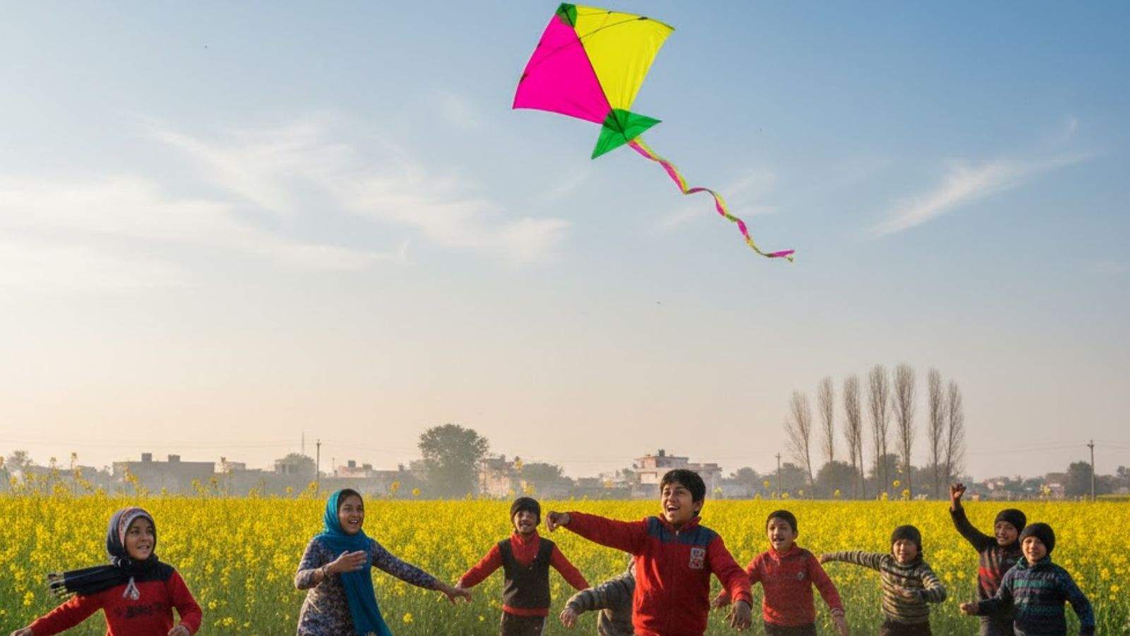 9-year-old boy falls into deep pit in field while flying kite