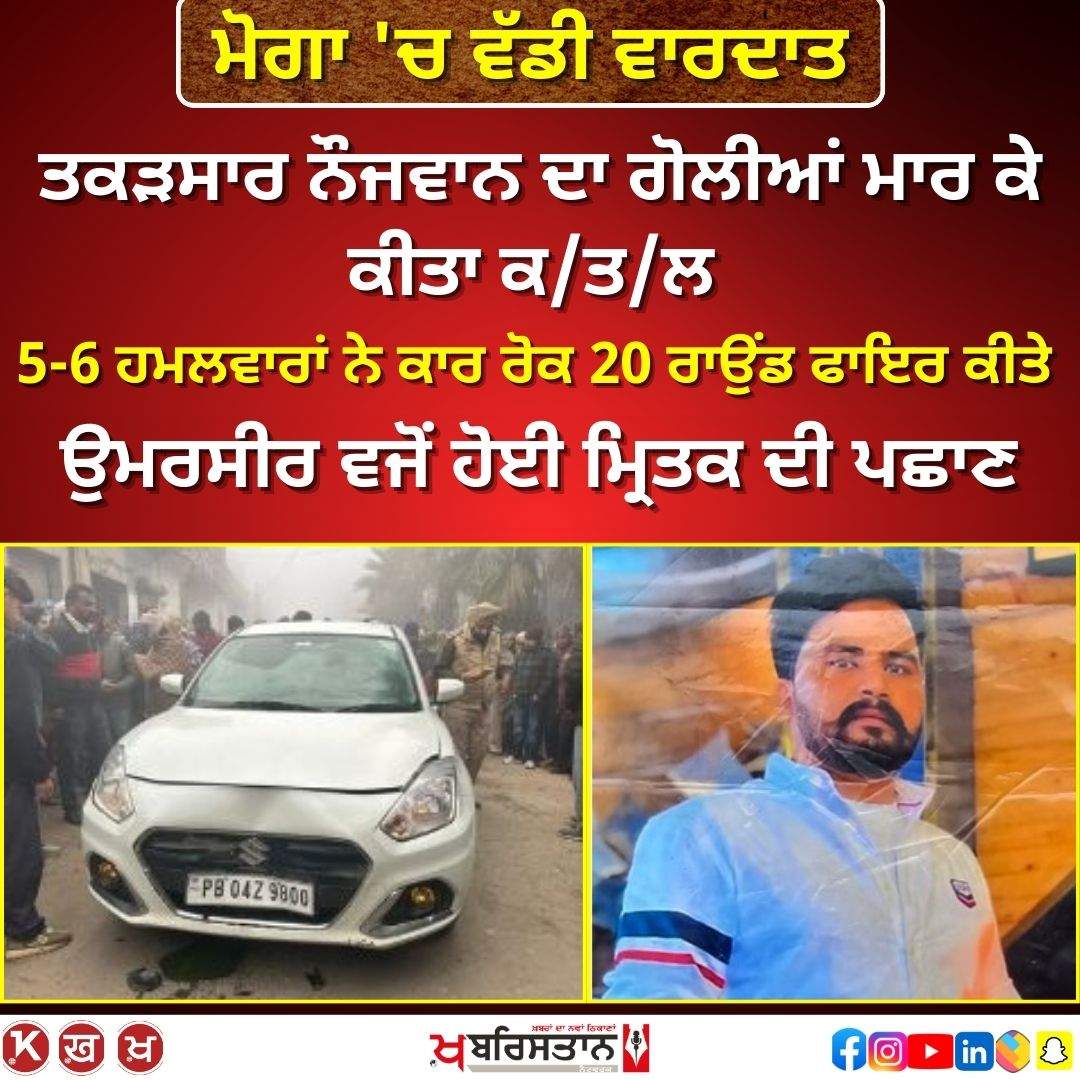 Moga Firing Man Killed Working In Nestle Company Punjab Crime