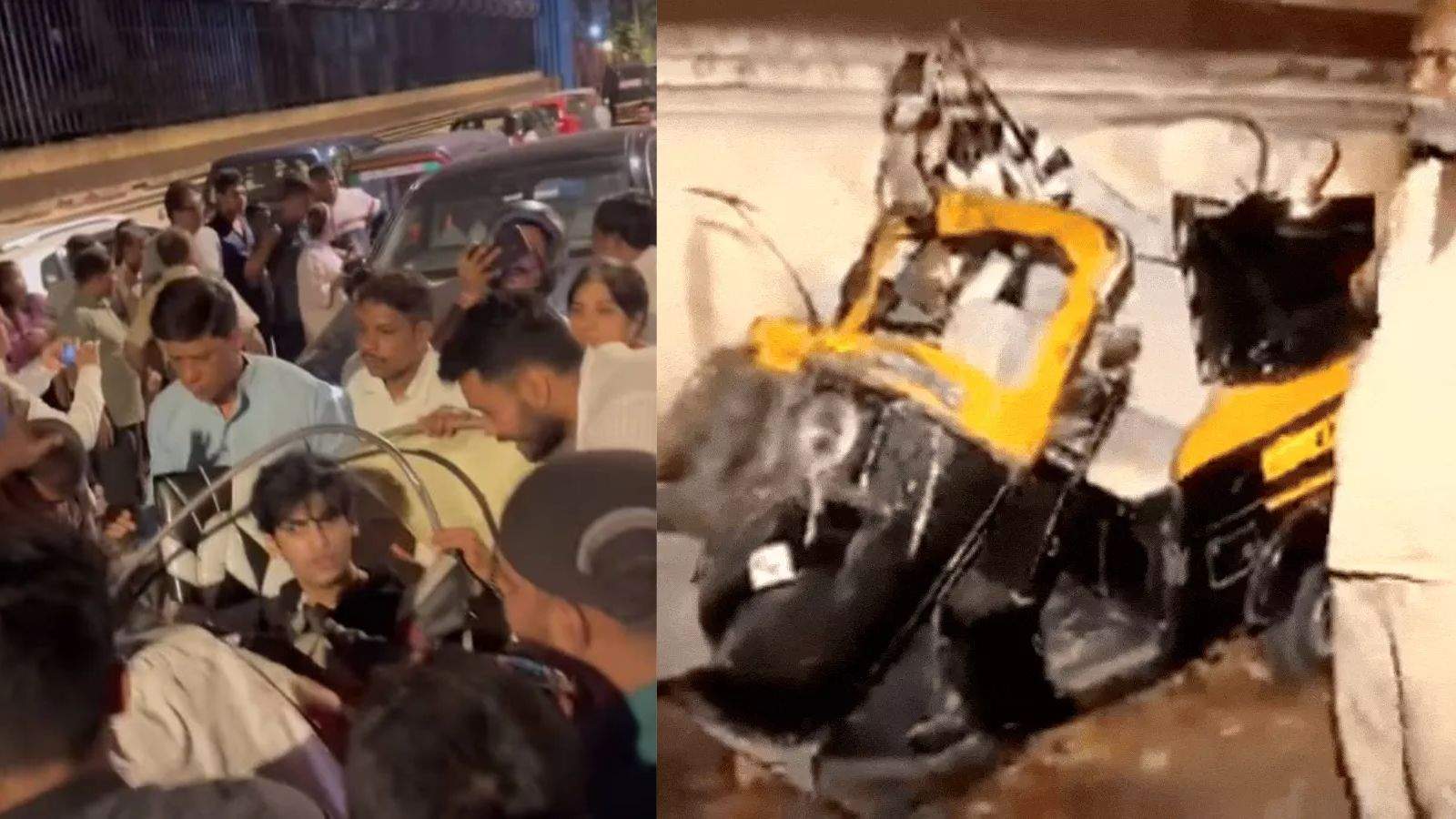 Mumbai Actor Akshay Kumar Car Auto Accident Twinkle Khanna