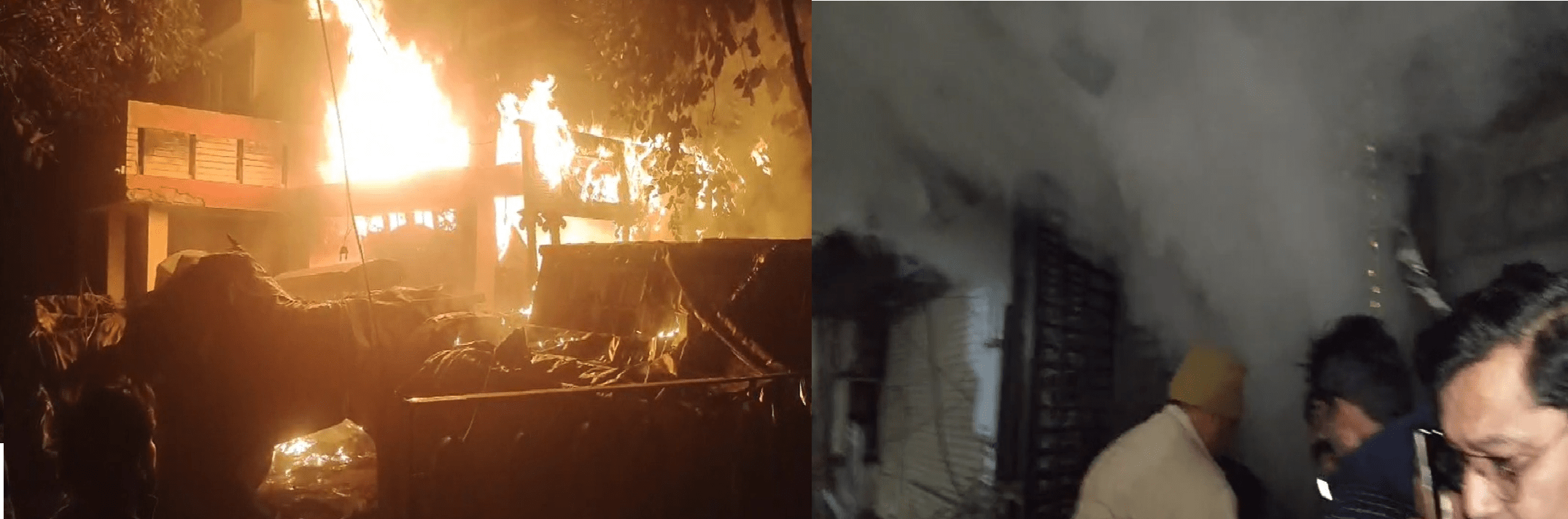 Fire in Jalandhar Model Town near KFC , Jalandhar shop fire incident