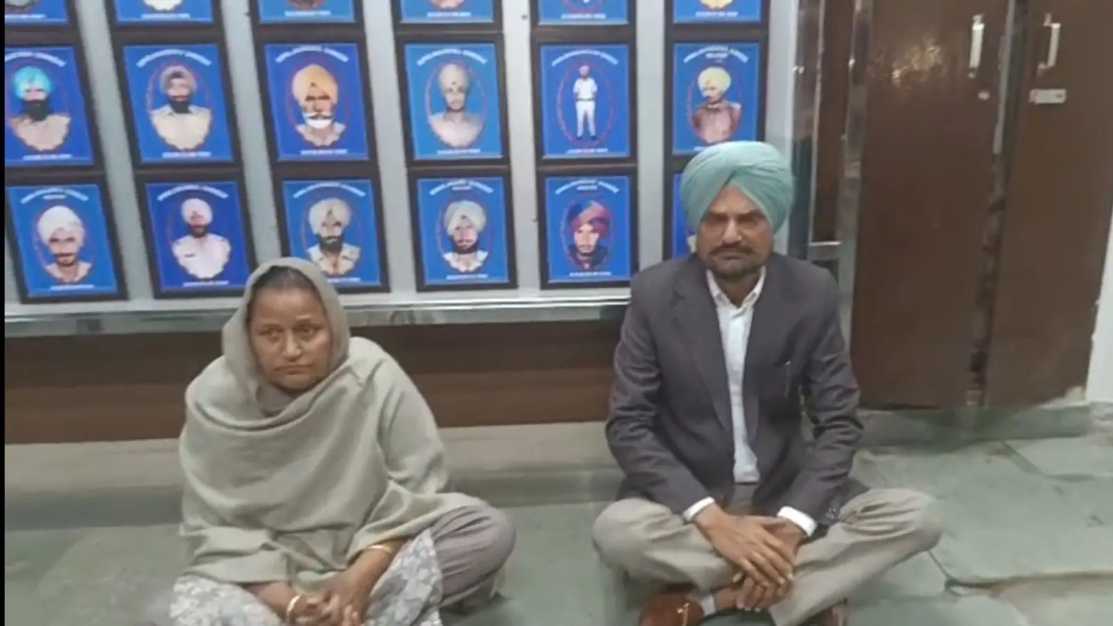 Sidhu Moosewala's parents protest outside SSP office; demand registration of case against Bunty Bains
