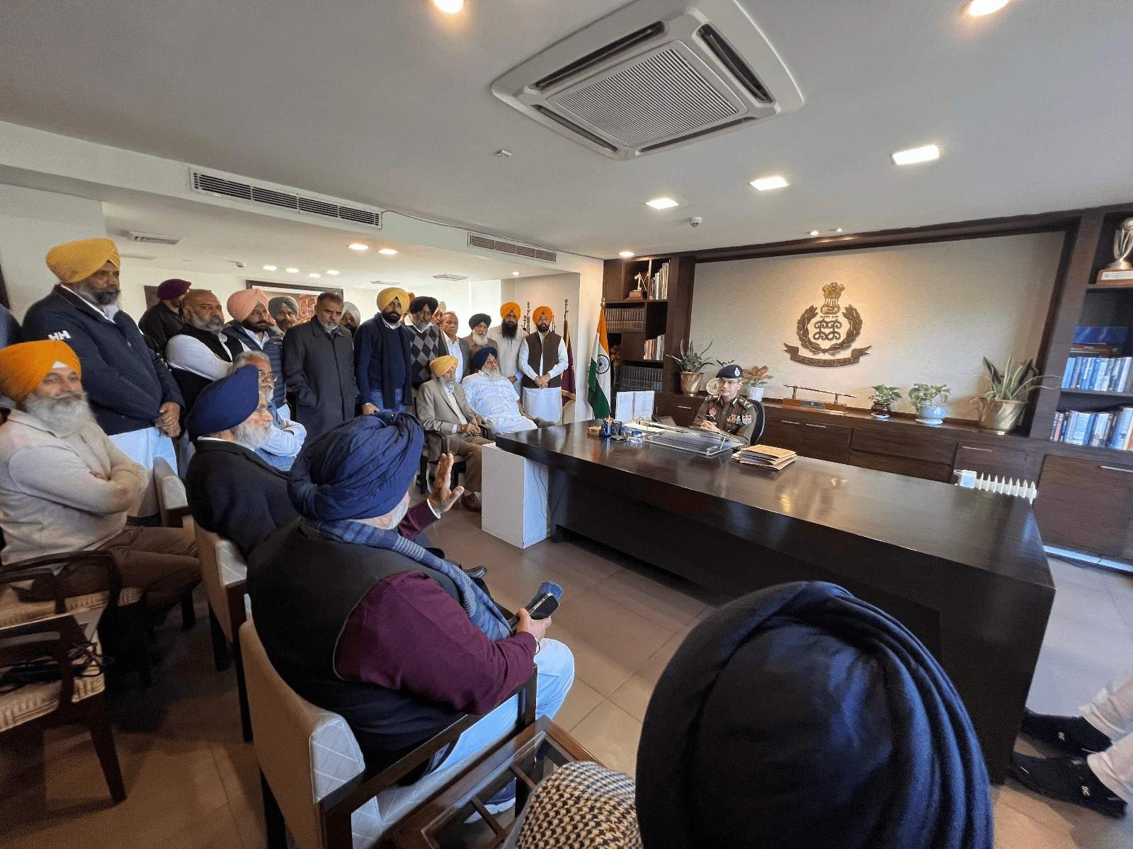 328 Swaroop case: Sukhbir Badal reaches DGP office along with entire core committee