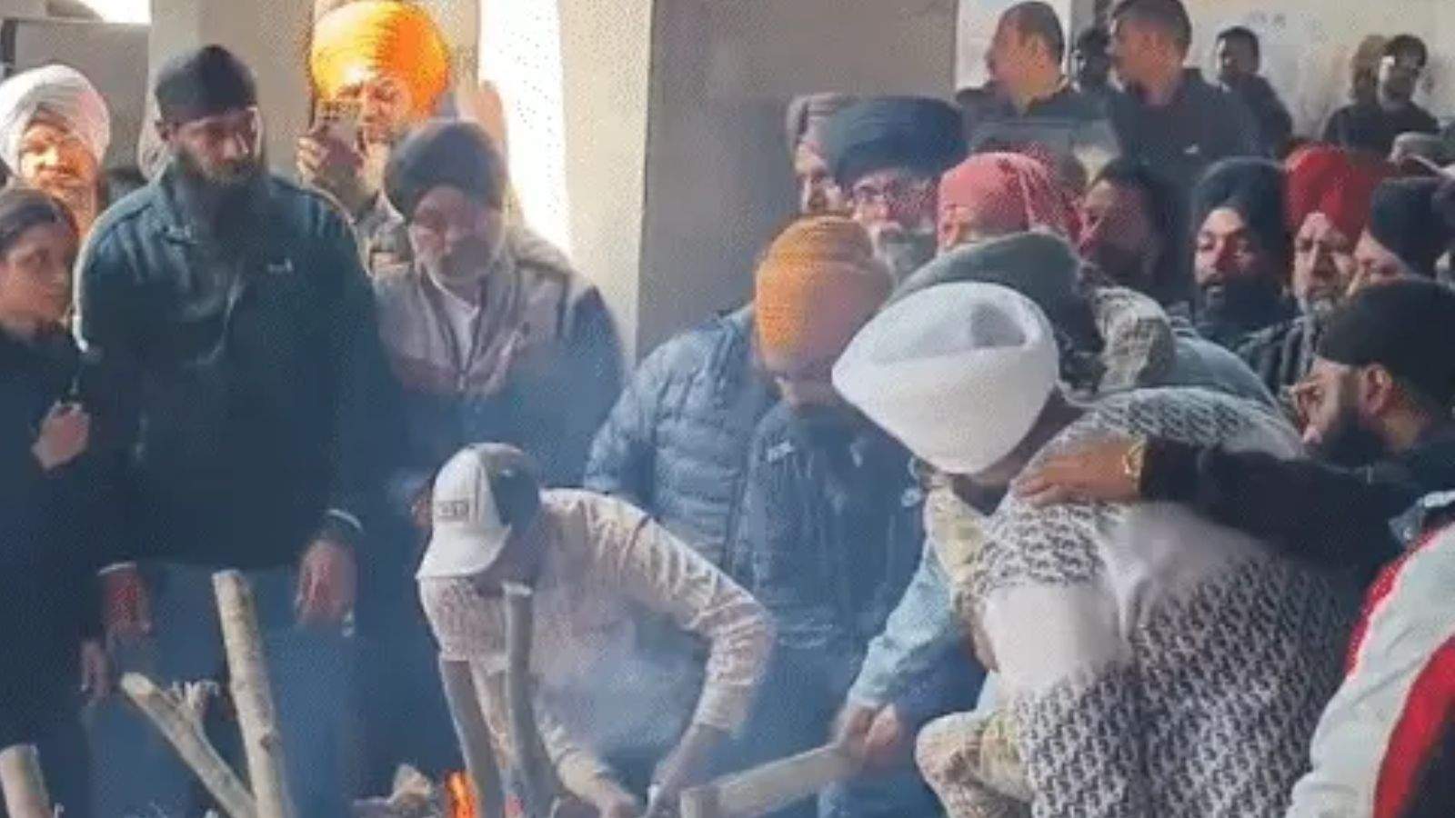 Punjab AAP Lucky Oberoi Murder Funeral