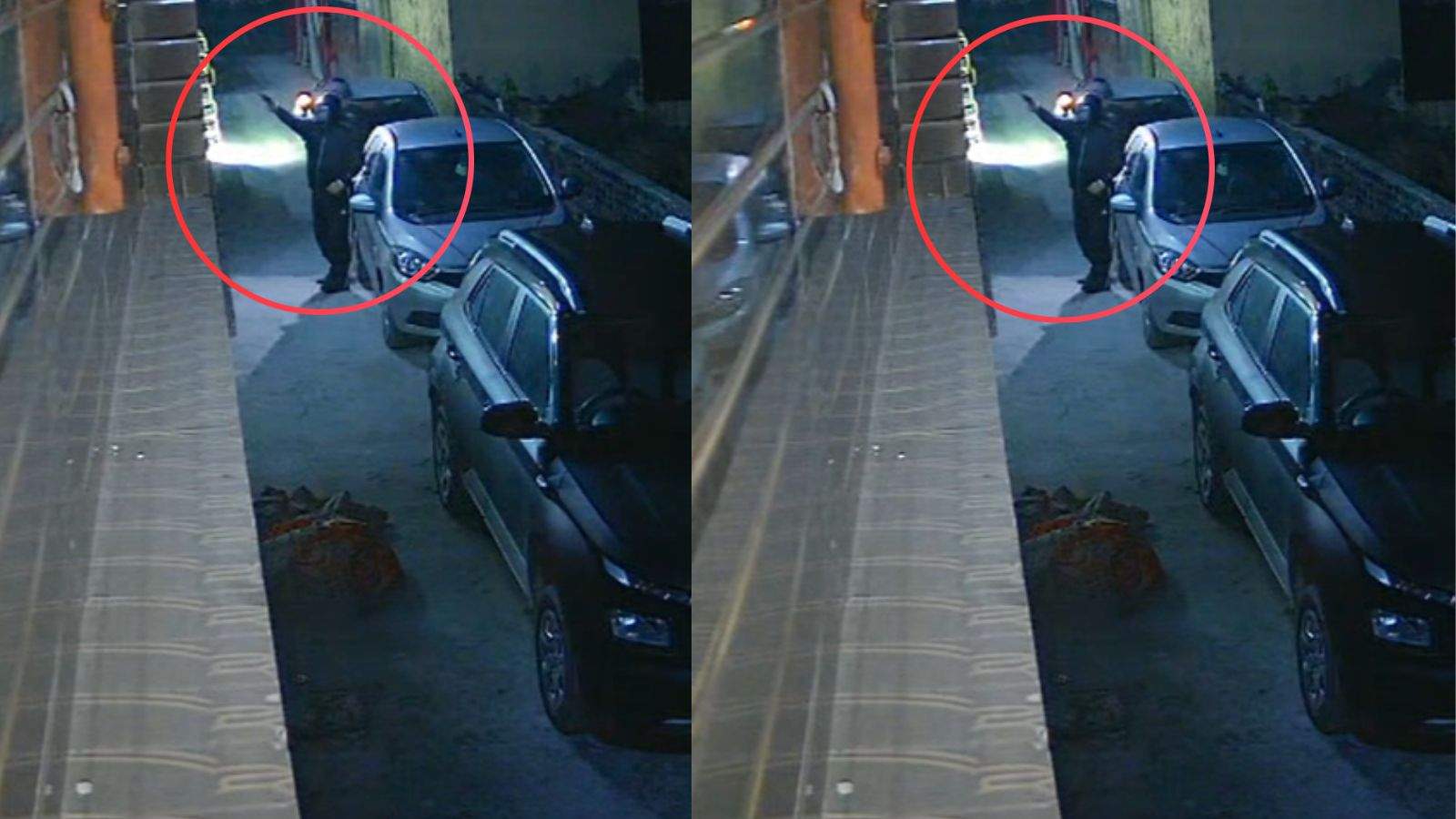 Indiscriminate firing at NRI's house in Bhatnura Lubana village of Jalandhar Bhogpur