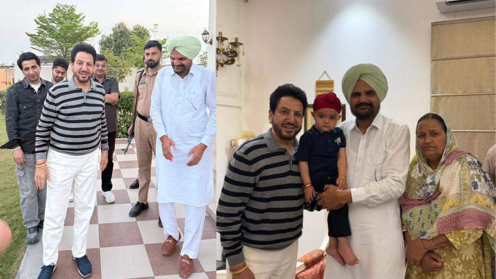 Gurdas Mann Visits Sidhu Moosewalas Village Moosa, Touches Brothers Feet Later Update