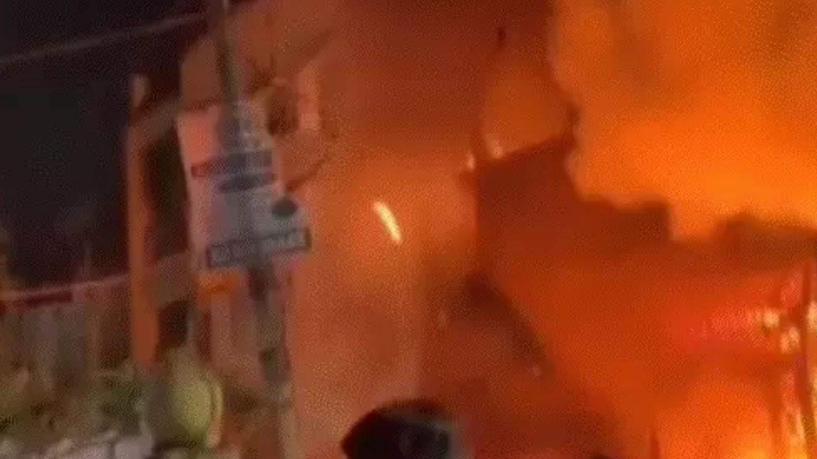 EV catches fire while charging in Indore, 7 members of the same family burnt alive