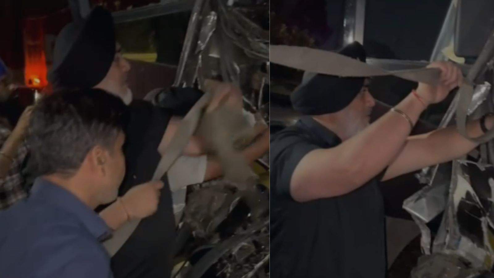 President Jaspreet Singh Ripi saved the driver's life in a bus accident near Khanna, passengers thanked him