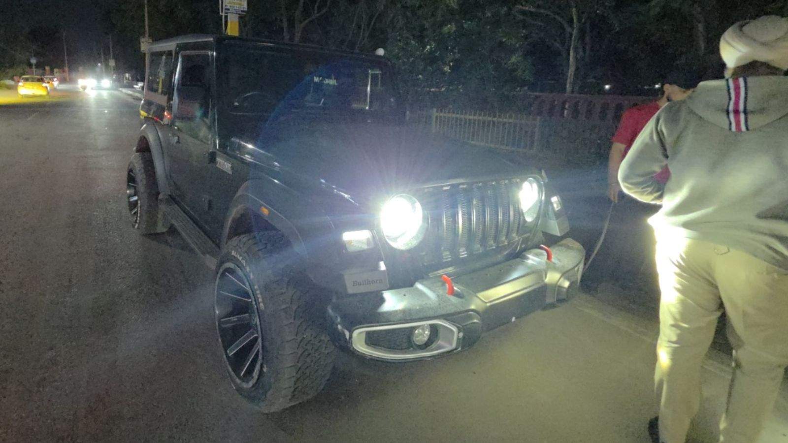 Kapurthala Tehsildar Sons Thar With Beacon Light Seized; Wife Argues With Police