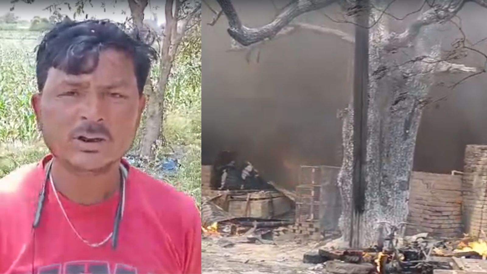 A massive fire broke out in a godown in Jalandhar, goods worth lakhs were gutted.
