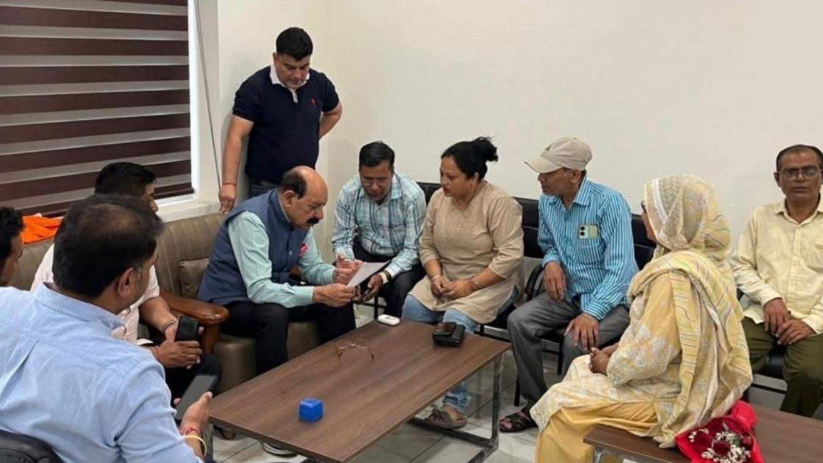 Cabinet Minister Mohinder Bhagat held 'Janata Darbar'