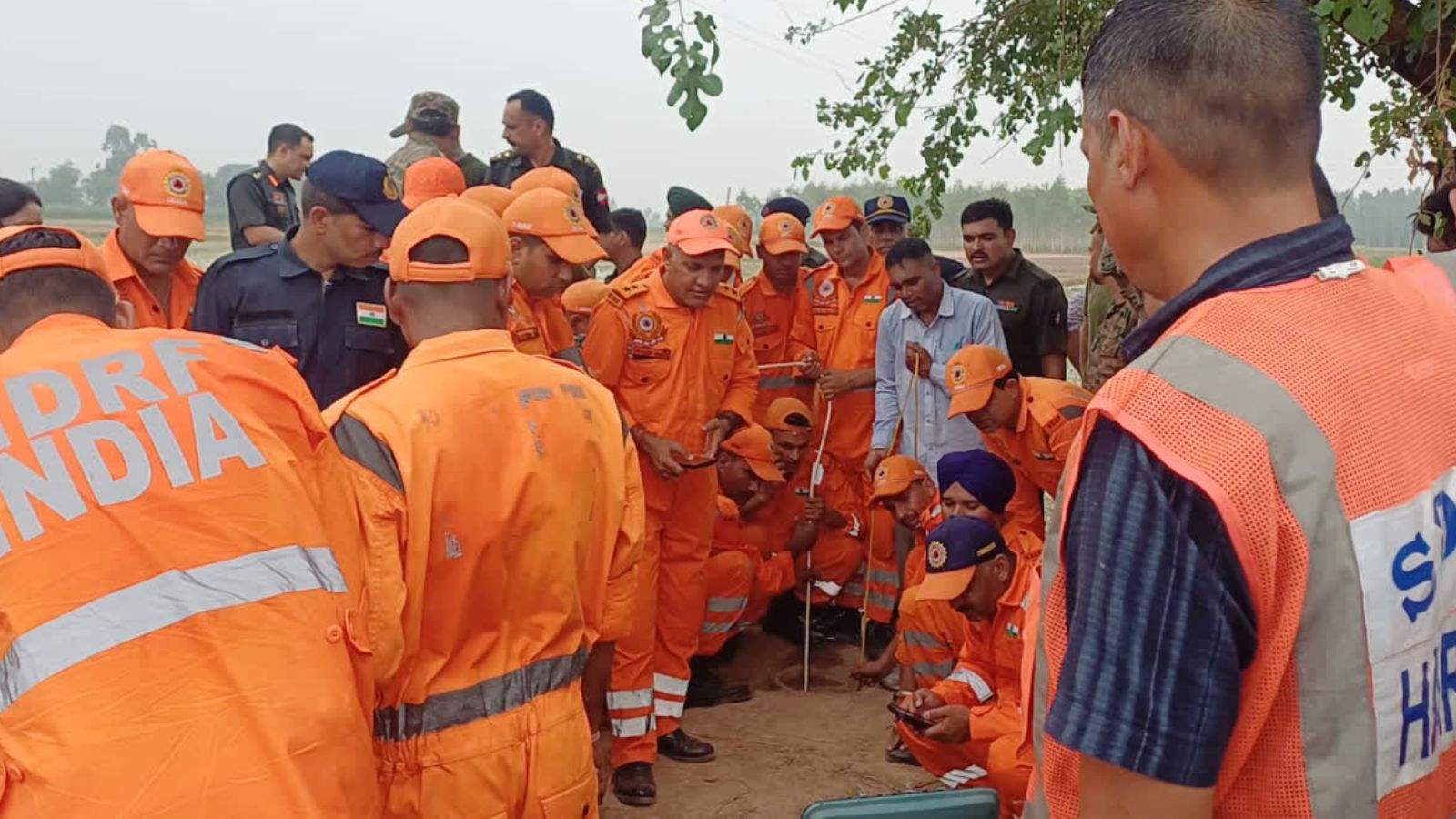 4-year-old boy falls into 250 feet deep borewell in Ambala, rescue operation underway by Army and NDRF