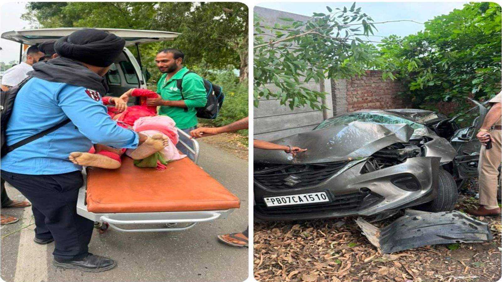Terrible road accident in Jalandhar: 4 people including a soldier going to Takht Sri Hazur Sahib died