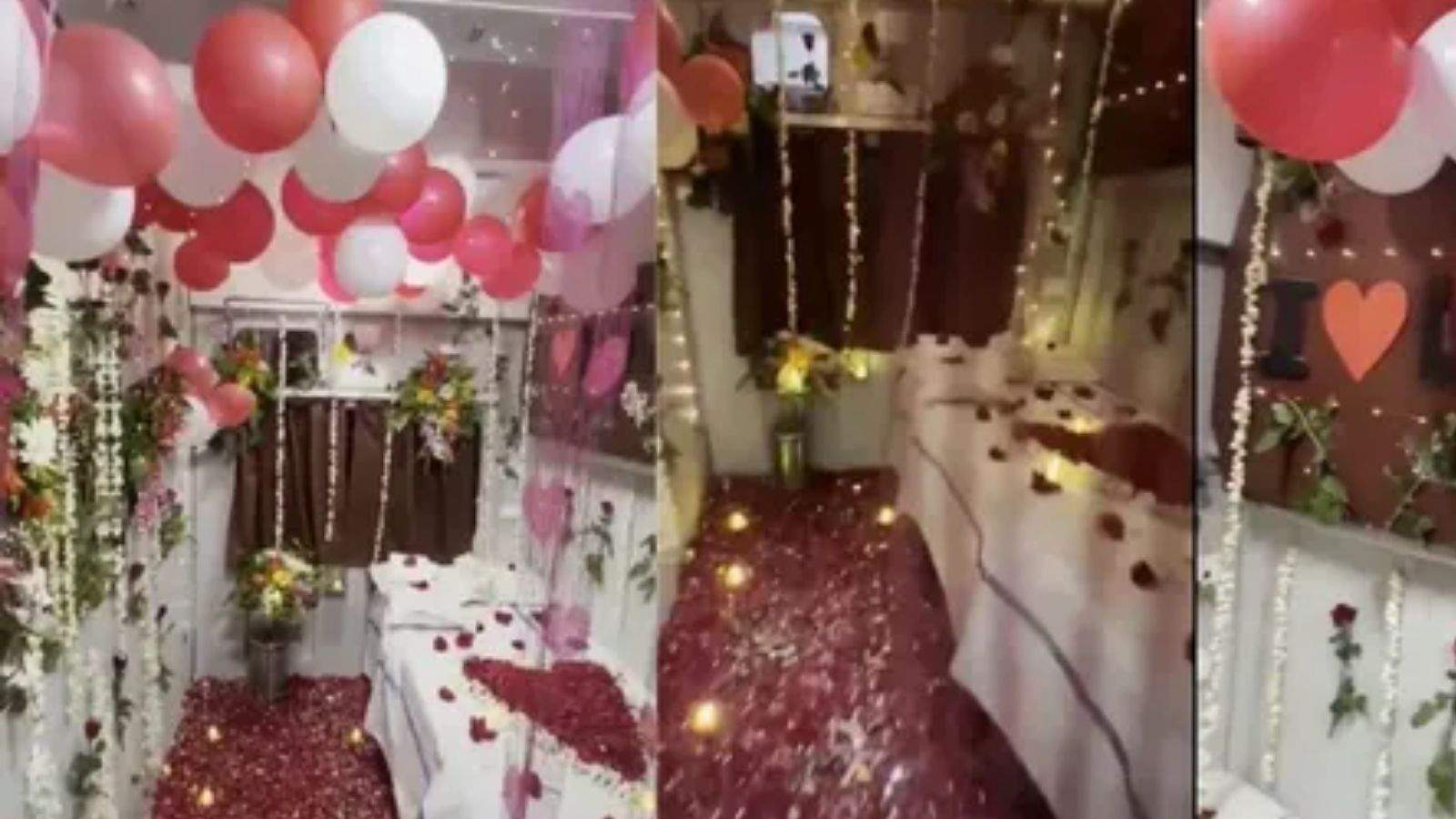 Train's AC cabin turned into 'wedding room', Railways takes big action as soon as video goes viral