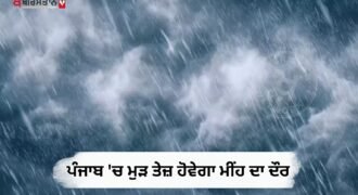 Rains will intensify again in Punjab