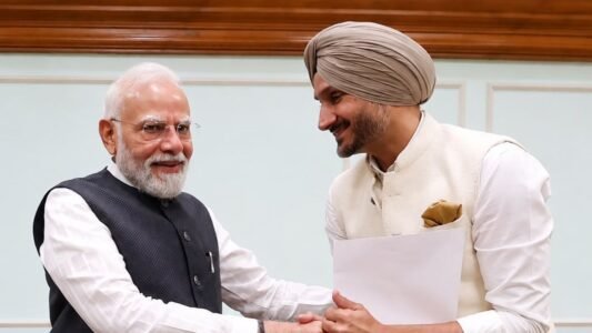 Harbhajan Singh, Narendra Modi, PM Modi Meeting, Harbhajan Singh Meets PM, Rajya Sabha MP, Chai Pe Charcha, Parliament News, Punjab News, Sonam Wangchuk, India Politics